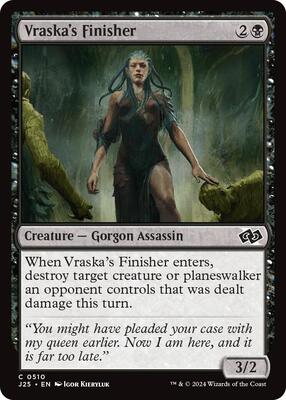 Vraska's Finisher card from Foundations Jumpstart