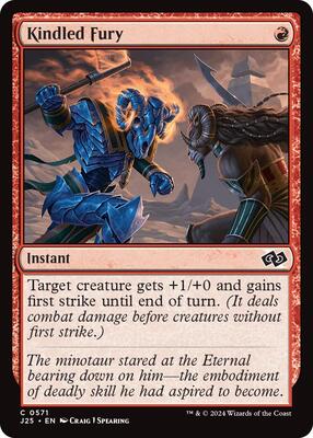 Kindled Fury card from Foundations Jumpstart