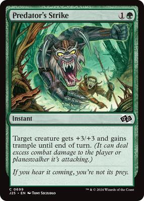 Predator's Strike card from Foundations Jumpstart