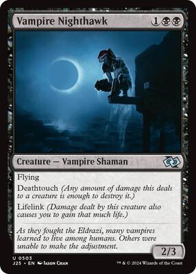 Vampire Nighthawk card from Foundations Jumpstart