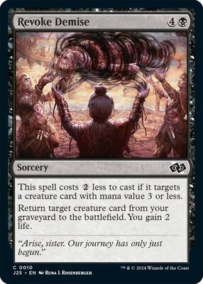 Revoke Demise card from Foundations Jumpstart