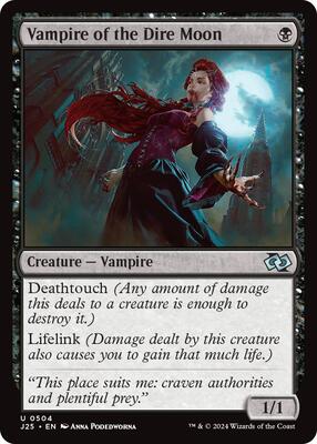 Vampire of the Dire Moon card from Foundations Jumpstart