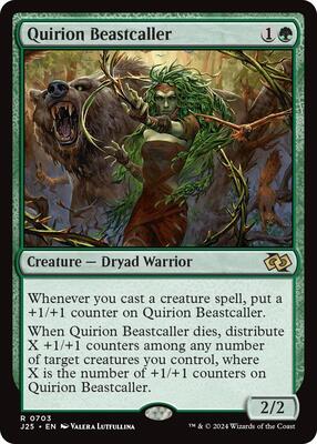 Quirion Beastcaller card from Foundations Jumpstart
