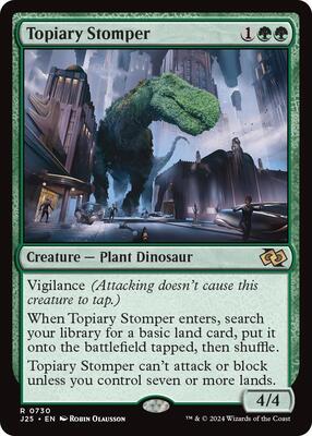 Topiary Stomper card from Foundations Jumpstart