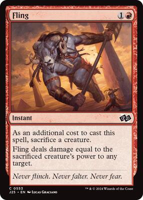 Fling card from Foundations Jumpstart