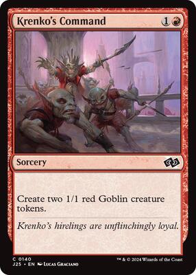 Krenko's Command card from Foundations Jumpstart