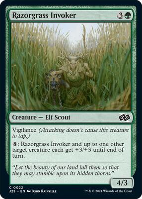 Razorgrass Invoker card from Foundations Jumpstart