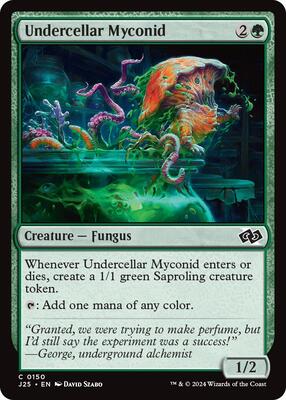 Undercellar Myconid card from Foundations Jumpstart
