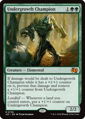 Undergrowth Champion card from Foundations Jumpstart