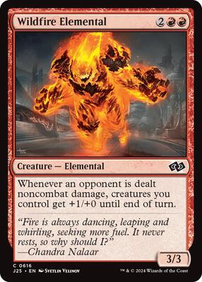 Wildfire Elemental card from Foundations Jumpstart
