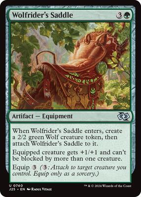 Wolfrider's Saddle card from Foundations Jumpstart