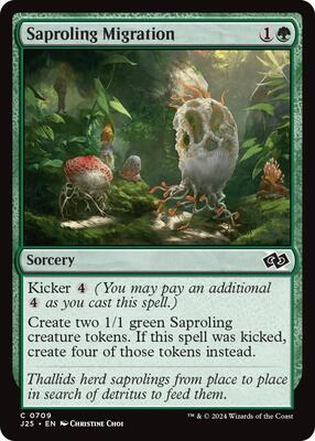 Saproling Migration card from Foundations Jumpstart