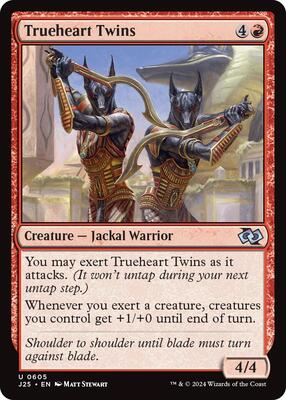 Trueheart Twins card from Foundations Jumpstart