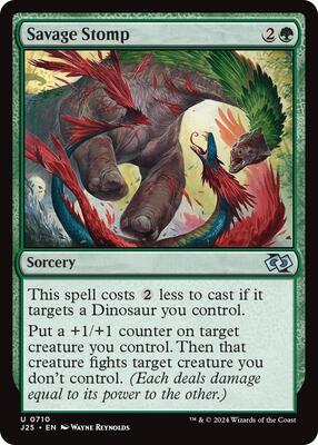 Savage Stomp card from Foundations Jumpstart