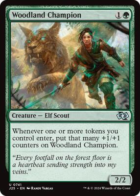 Woodland Champion card from Foundations Jumpstart