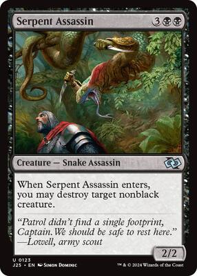 Serpent Assassin card from Foundations Jumpstart