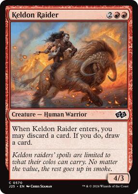 Keldon Raider card from Foundations Jumpstart