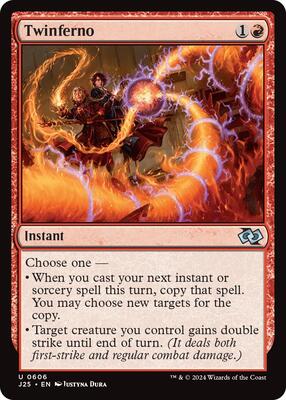 Twinferno card from Foundations Jumpstart