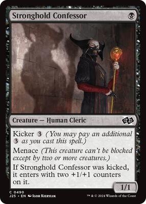 Stronghold Confessor card from Foundations Jumpstart