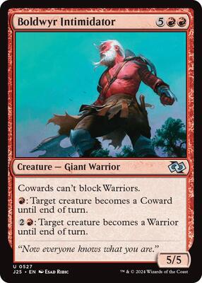 Boldwyr Intimidator card from Foundations Jumpstart