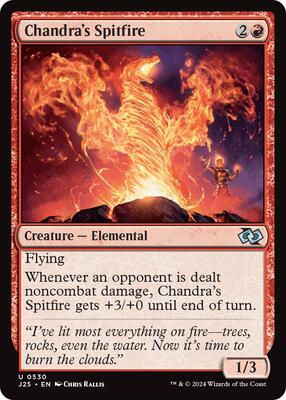 Chandra's Spitfire card from Foundations Jumpstart
