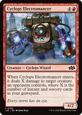 Cyclops Electromancer card from Foundations Jumpstart