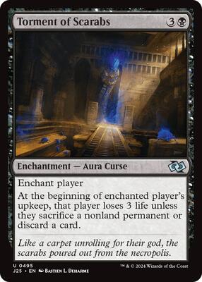 Torment of Scarabs card from Foundations Jumpstart
