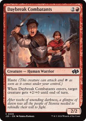 Daybreak Combatants card from Foundations Jumpstart