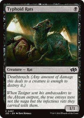 Typhoid Rats card from Foundations Jumpstart