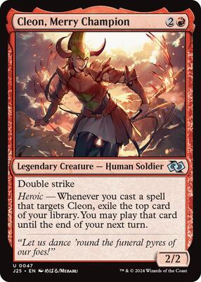 Cleon, Merry Champion (Anime) card from Foundations Jumpstart