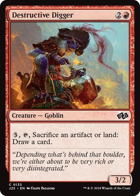 Destructive Digger card from Foundations Jumpstart