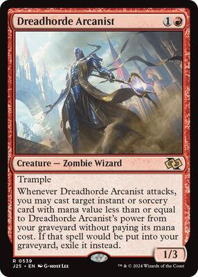 Dreadhorde Arcanist card from Foundations Jumpstart
