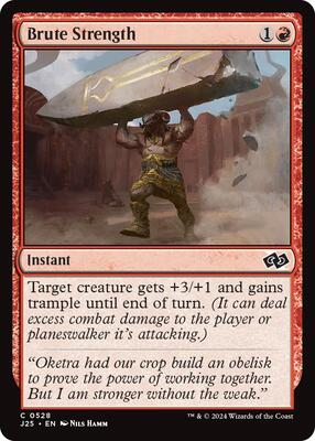 Brute Strength card from Foundations Jumpstart