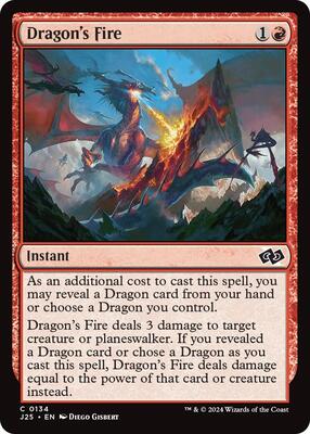 Dragon's Fire card from Foundations Jumpstart