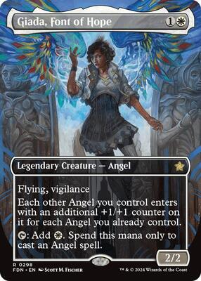Giada, Font of Hope (Borderless) card from Foundations