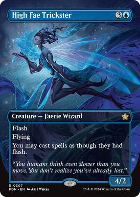 High Fae Trickster (Borderless) card from Foundations