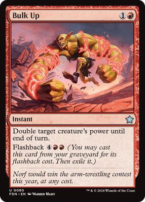 Bulk Up card from Foundations