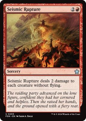 Seismic Rupture card from Foundations