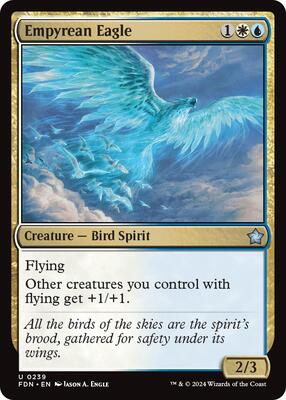 Empyrean Eagle card from Foundations