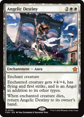 Angelic Destiny card from Foundations