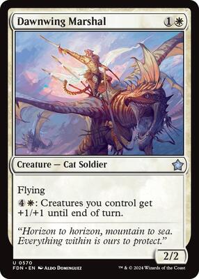 Dawnwing Marshal card from Foundations