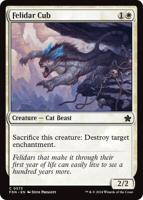 Felidar Cub card from Foundations