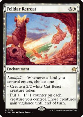 Felidar Retreat card from Foundations