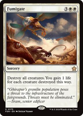 Fumigate card from Foundations