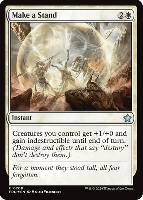 Make a Stand card from Foundations