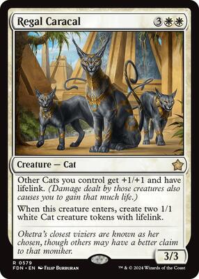 Regal Caracal card from Foundations