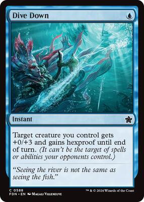 Dive Down card from Foundations