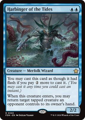Harbinger of the Tides card from Foundations