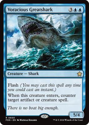 Voracious Greatshark card from Foundations