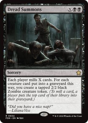 Dread Summons card from Foundations
